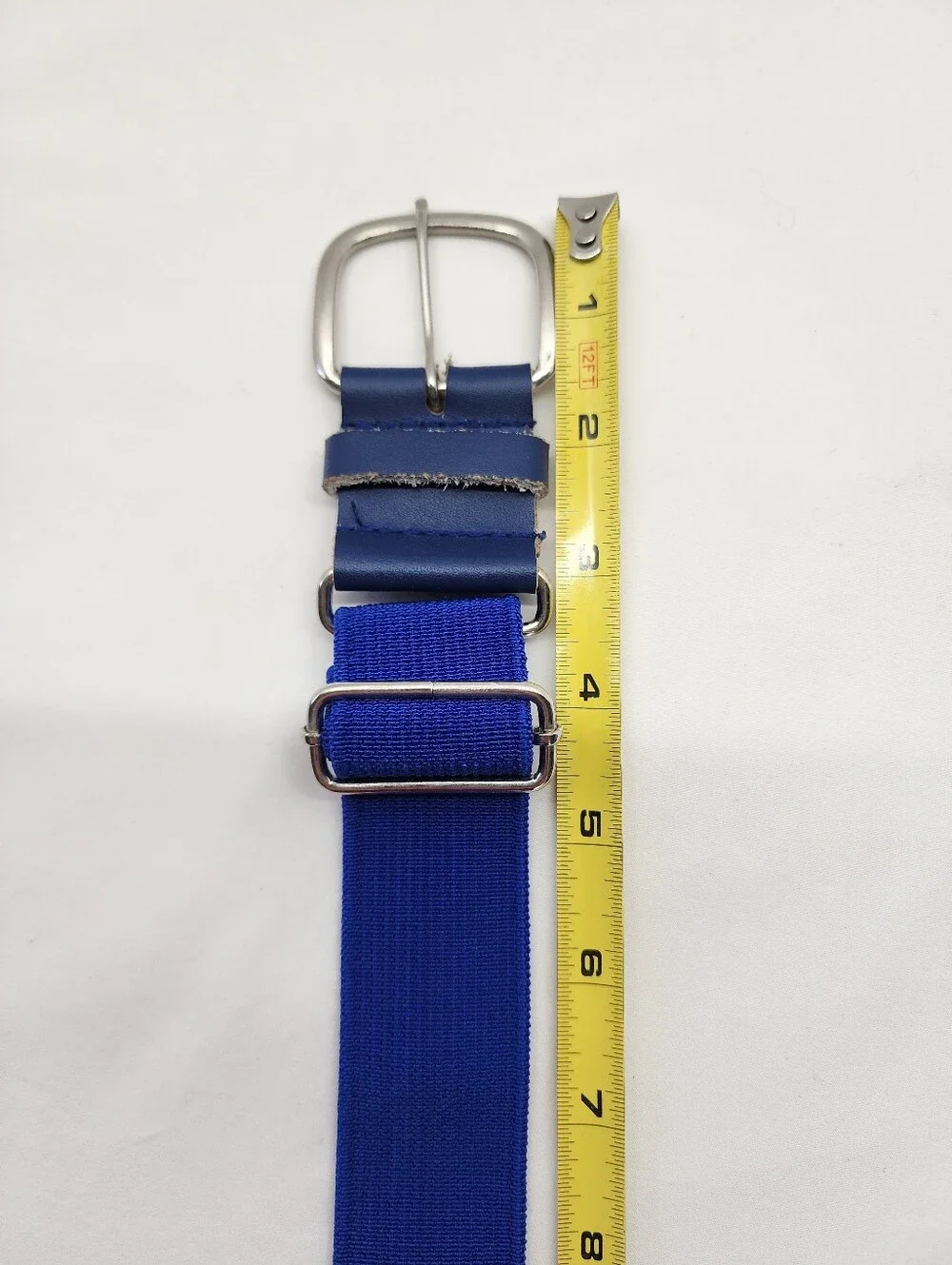Blue adjustable elastic baseball Softball belt